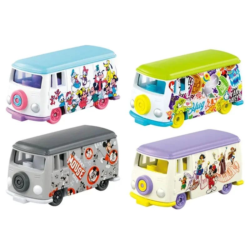 Dream Tomica Disney 100 Anniversary Mickey Mouse 1/64 Alloy Diecast Car Mini Vehicle Collectible Kids Gift