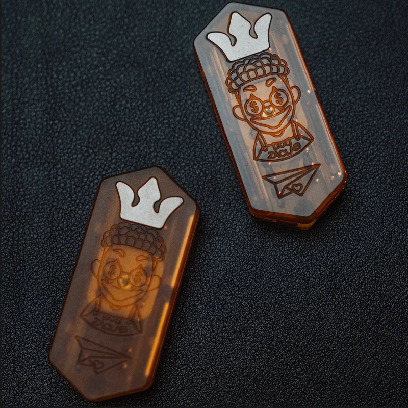 

1PC PEI Small Airplane-shaped Push-block Portable MINI Toy Stress-relief Fun Trendy Gadget Black Tech