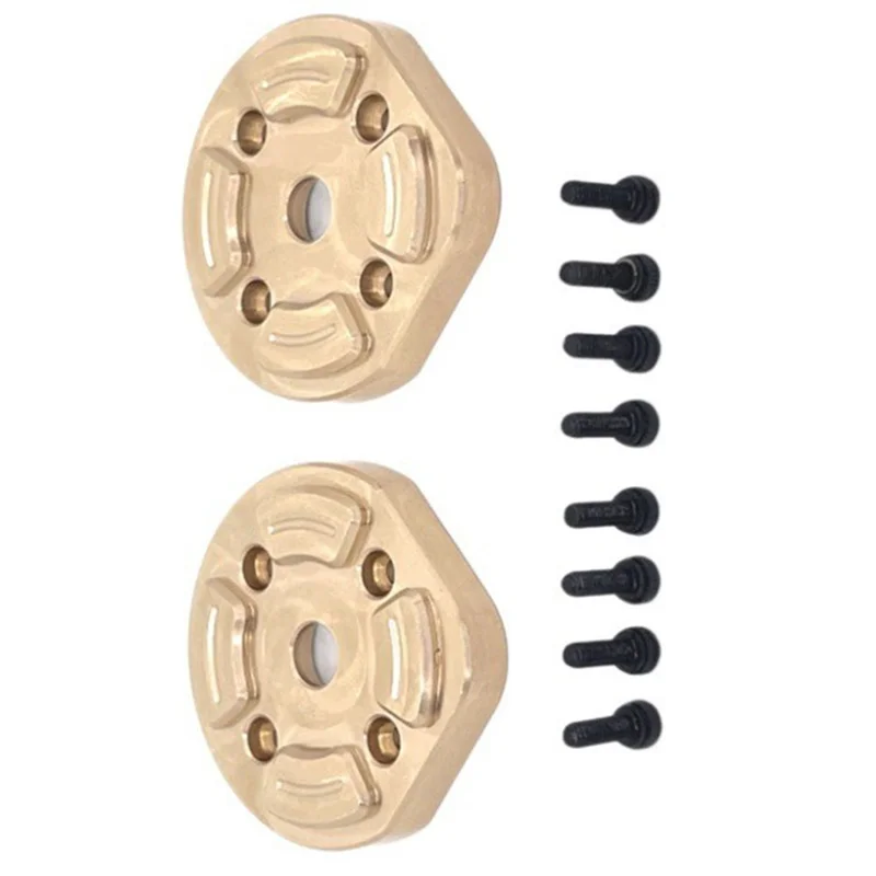 2PCS RC รถอัพเกรดทองเหลืองด้านหน้าและด้านหลังเพลา Counterweights ชุดสําหรับ MJX 1/12 H12Y H12Y + RC รถอะไหล่