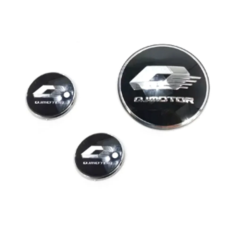 Motorcycle Lower Fairing Guard Plate Graphic Signage Emblem Badge 3D Decal Stickers For QJMOTOR SRK400 RR QJ400GS-G