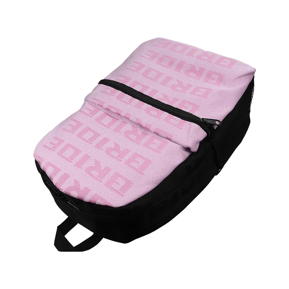 JDM Sports and Leisure Backpack TAKA Modified Car Racing BRIDE Pink Backpack