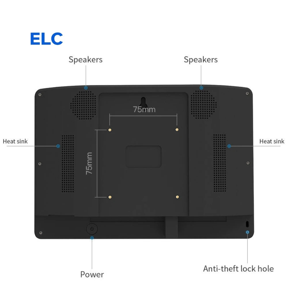 

Smart Home POE Tablet PC Wall Mount Controller with 10 Inch Android 10 Wifi RJ45 Front Camera Optional NFC Reader Touch Screen