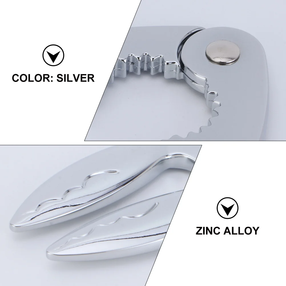 

Crab Claw Tool Eating Leg Pliers Seafood Cracker Grip Biscuit Tools Zinc Alloy Ergonomic Kitchen Gadgets For Crab Legs