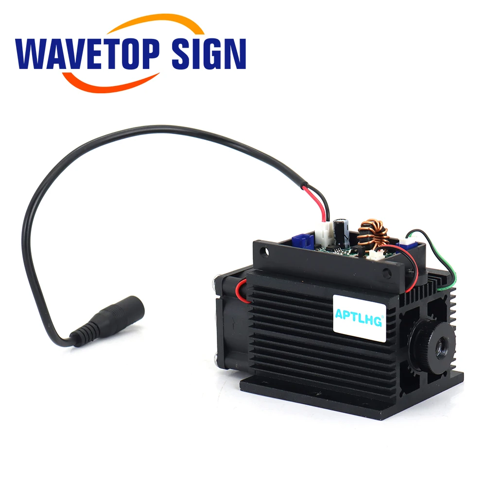 WaveTopSign 450nm 12V High Power Blue Violet Laser Module 7w 10w for Laser Engraving Machine Acessories