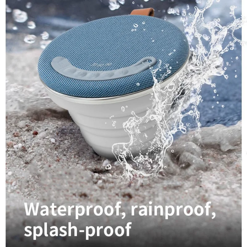 

Уличный ремешок, портативный магнитный беспроводной динамик Bluetooth5.3, сверхдлительный срок службы батареи, сабвуфер, выдвижная музыкальная коробка с RGB-подсветкой