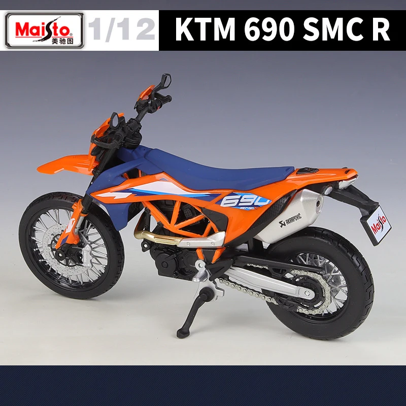 Maisto 1/12 KTM 690 SMC R 2023 Motorcycle Model Toy Vehicle Collection Autobike Shork-Absorber Off Road Autocycle Toy Car