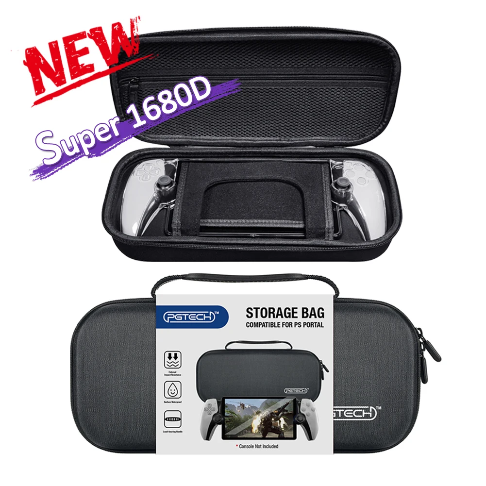 Trage tasche für ps5 Portal konsole 1680d verdicktes Oxford Tuch Staubs chutz tasche Spiel zubehör für Playstation Portal