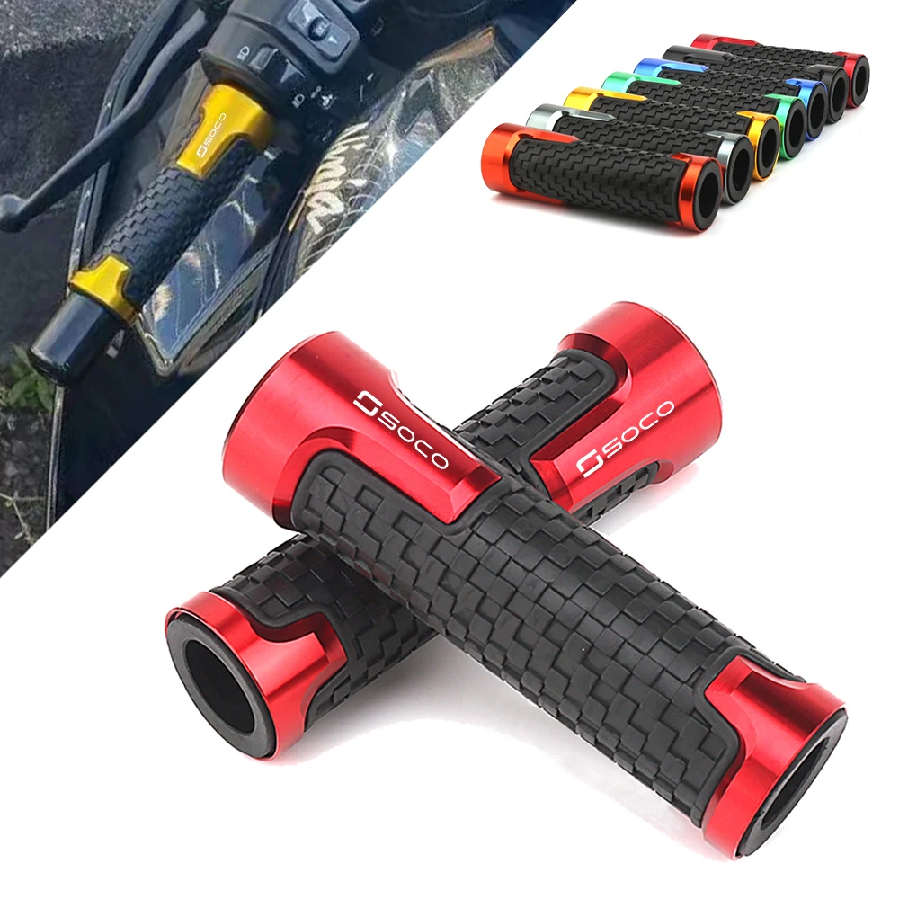 

7/8'' 22MM CNC Handlebar Grips For Super SOCO TC MAX Pro TS Lite SOCO CPX SOCO TSX Motorcycle Accessories Handle Bar Covers