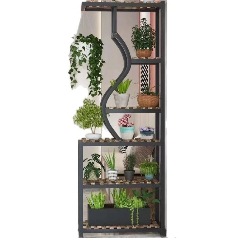 Balcony partition  indoor three-dimensionalshelf  indoor multi-layer flower stand succulen