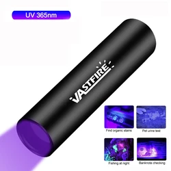 Mini Ultraviolet Handheld Zaklamp 365nm Uv Zaklamp Paars Fakkel Jade Geld Detector Huisdier Urine Vlekken Detector