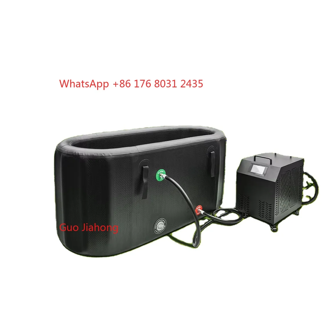 حوض استحمام ثلج قابل للنفخ من مادة PVC عالي الجودة مع غطاء مضخة مبرد يغرق بارد للاستخدام في حمام السباحة للاستخدام في الهواء الطلق قماش بغرز متدلية