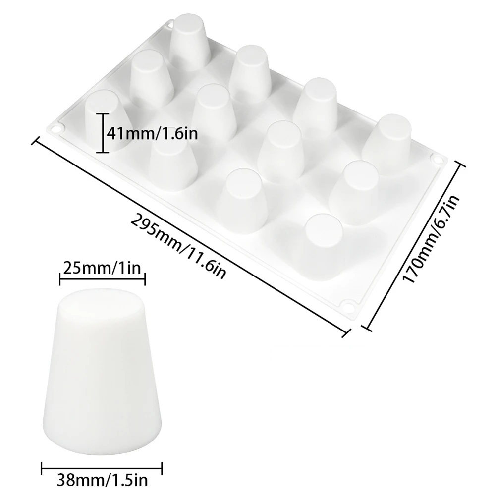 

Силиконовые формы TYMQ для муссовых тортов, шоколада и помадки, подходят для кексов и форм для выпечки, 3 шт.
