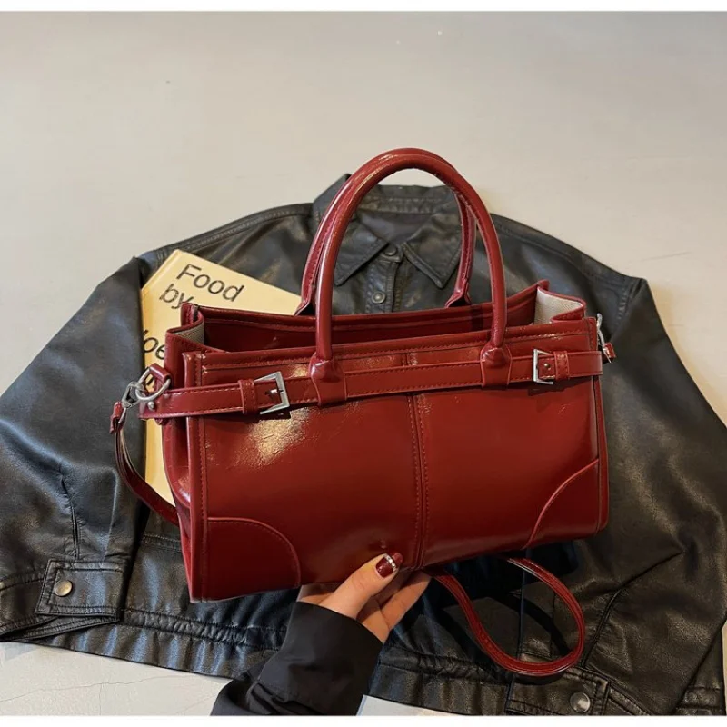 Модная женская сумка через плечо, изготовленная из кожи с принтом виноградной лозы и классическим парижским элитным легким повседневным образом ​