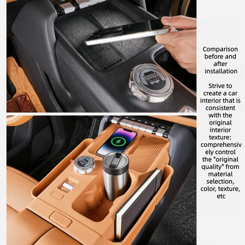 

Fit for Chery ICAR V27 2026 Car Center Control Panel All Inclusive Scratch Resistant Silicone Pad Auto Interior Protection Piece