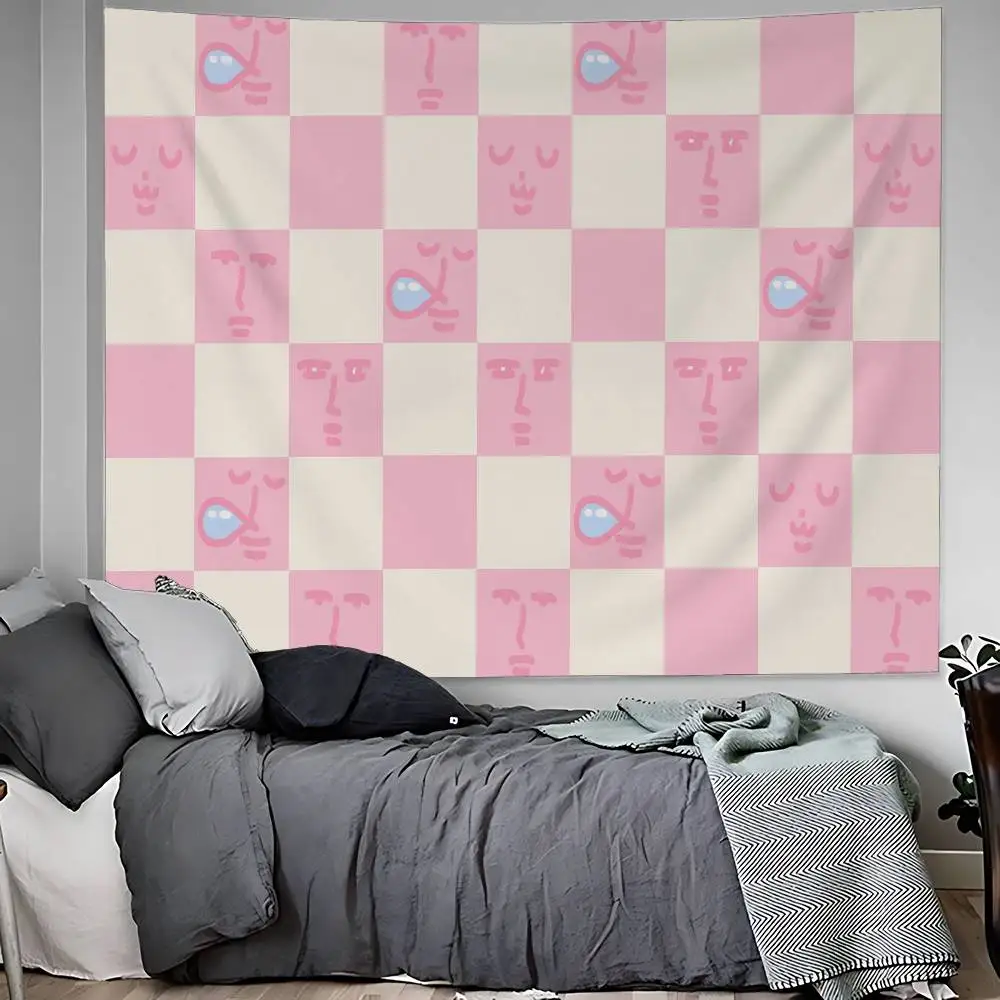 Mein F-Friend Rosa Kaninchen Lustige DIY Wandteppich Hängen Tarot Hippie Wandteppiche Wohnheim INS Wohnkultur