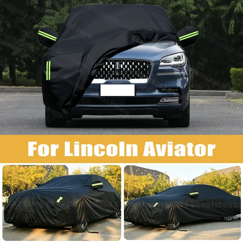 Car Cover Outdoor Protection Full Exterior Snow Cover Sunshade Dustproof Protection Cover Universal For Lincoln Aviator