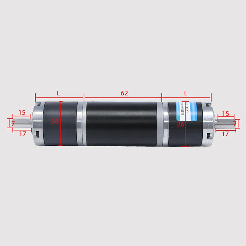 Double axis planetary gear DC reduction motor 12v24v Mingyang 36GP-36ZY micro slow speed low speed motor