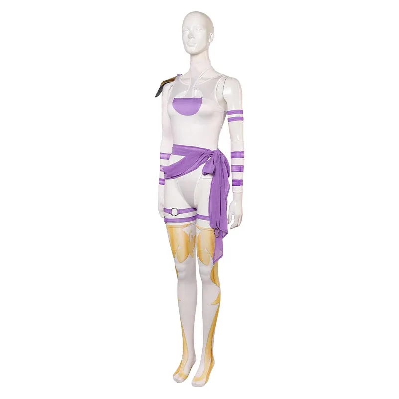 

COSda@Psylocke Jumpsuit Cosplay Costume Game Rivals Fantasia Women Bodysuit Gloves Stockings Outfits Halloween Carnival Party Su