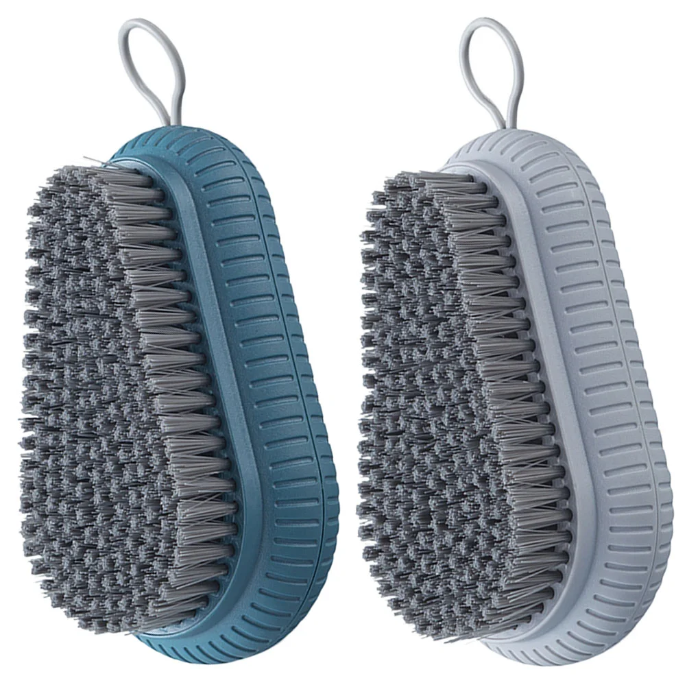 2 Pcs Nail Cleaning Brush Hand Scrubber for Fingernails Cleaner Store Wear-resistant Multi-use Hands Portable