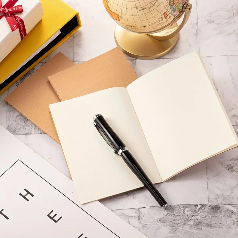 Notebook 5/10/20 Pcs Mini 5.12x3.54 Inch, Blank Unlined Pocket Journal for Travel, Students School Office Writing view 3