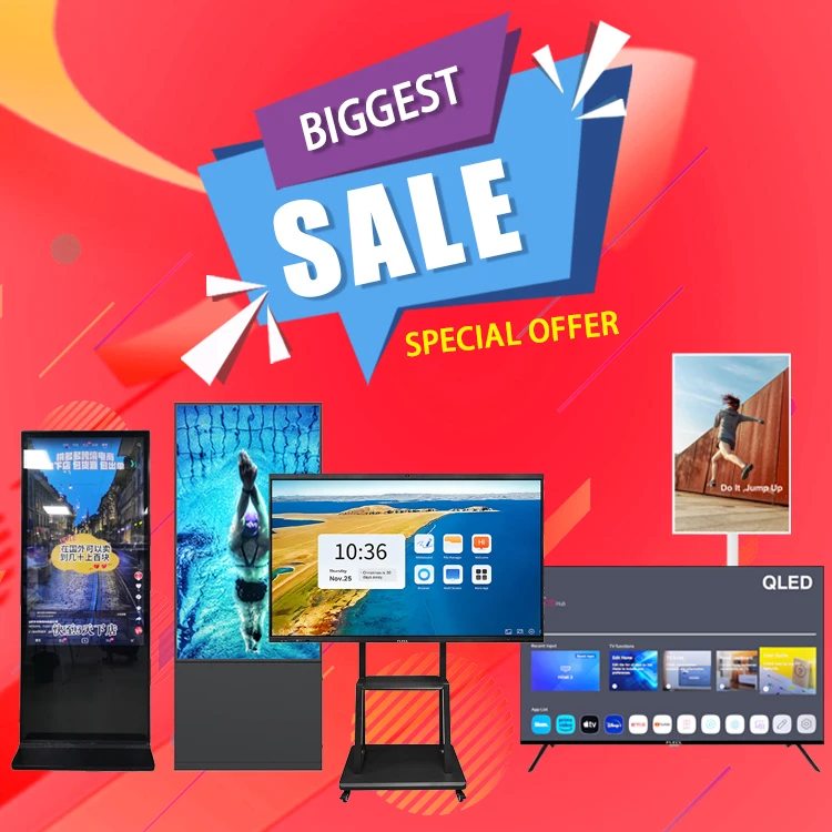 Factory 50 55 60Inch Smart Android Led Tv Television 4K Smart Tv Flat Screen Televisions