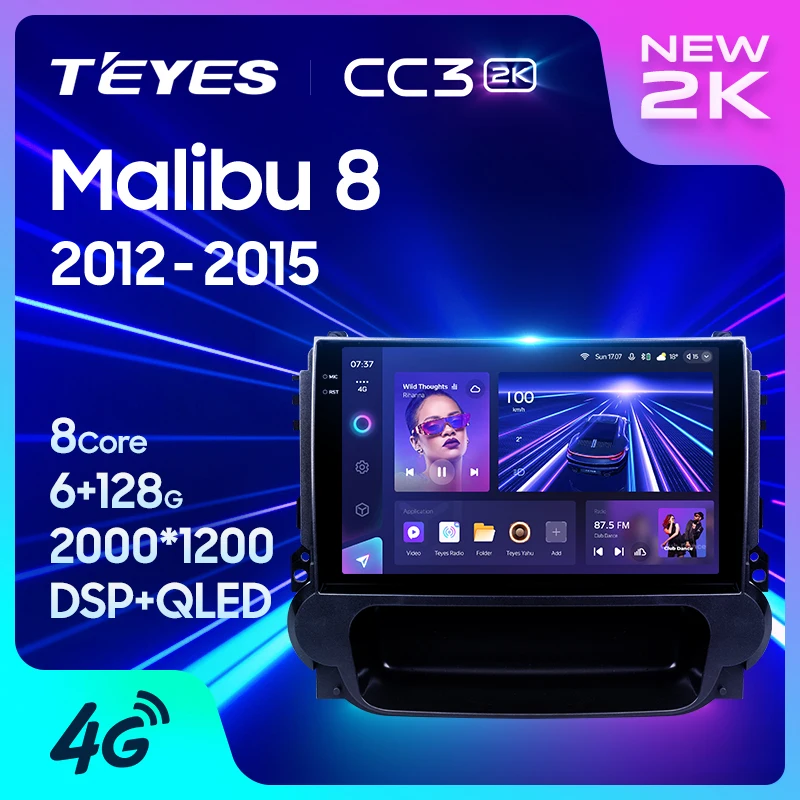 TEYES CC3 2K For Chevrolet Malibu 8 2012 - 2015 Car Radio Multimedia Video Player Navigation stereo GPS Android 10 No 2din 2 din dvd