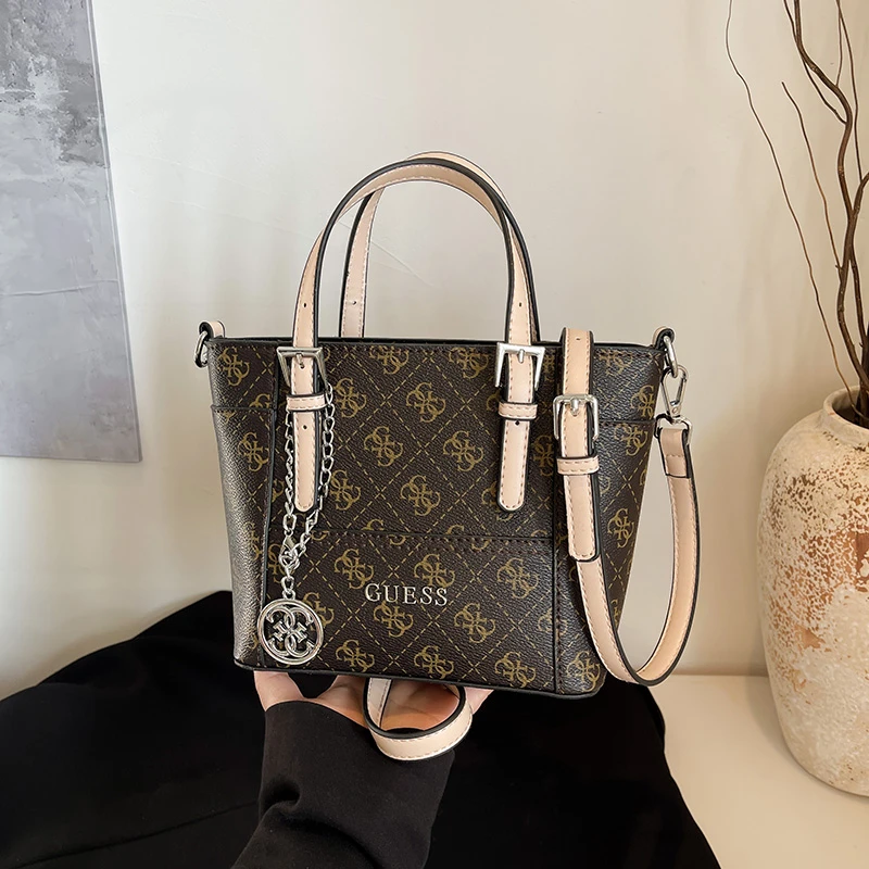 

Chic Designer Inspired Shoulder Bag Ladies, Genuine Leather Crossbody Messenger Purse Elegant Tote Handbag Women