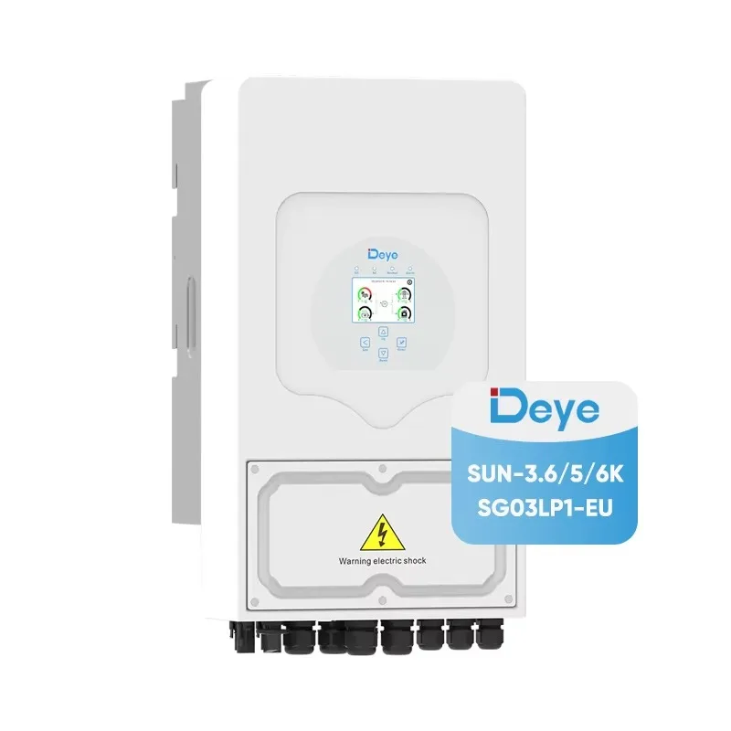 8kw 10kw 12kw Deye Hybrid مرحلة واحدة العاكس للطاقة الشمسية SUN-3K-SG04LP1