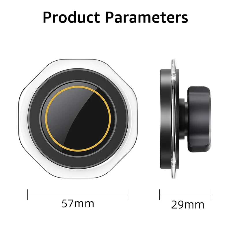 Universelle Magnetische Auto-Handyhalterung Zubehör für MagSafe Starker Magnet Auto-Handyhalterung Ständer für 17mm Kugelkopf-Basis – Detail 8