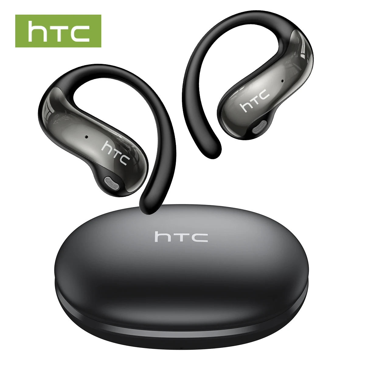 Bluetooth Kabelloses Headset HTC NE19 Open-Ear Sport-Ohrhörer Starker Bass Wasserdicht Ohrbügel Stereo Bluetooth-Kopfhörer