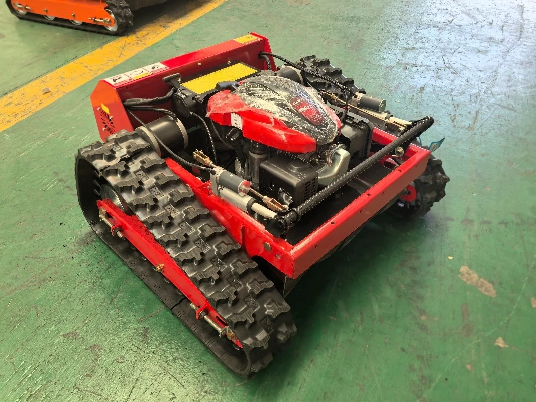 2026 New Industrial Professional Cordless -Powered 4-Stroke 9HP 1500W 196cc 4km/h Remote Control Slope Mower Anti Slip