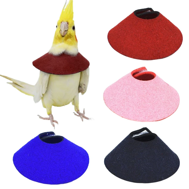 Parrot Collar Anti-Biting Pecking Injury Elizabethan Protective Collar Parrot Neck Recovery Anti Bite Bird Ring Elizabeth Circle