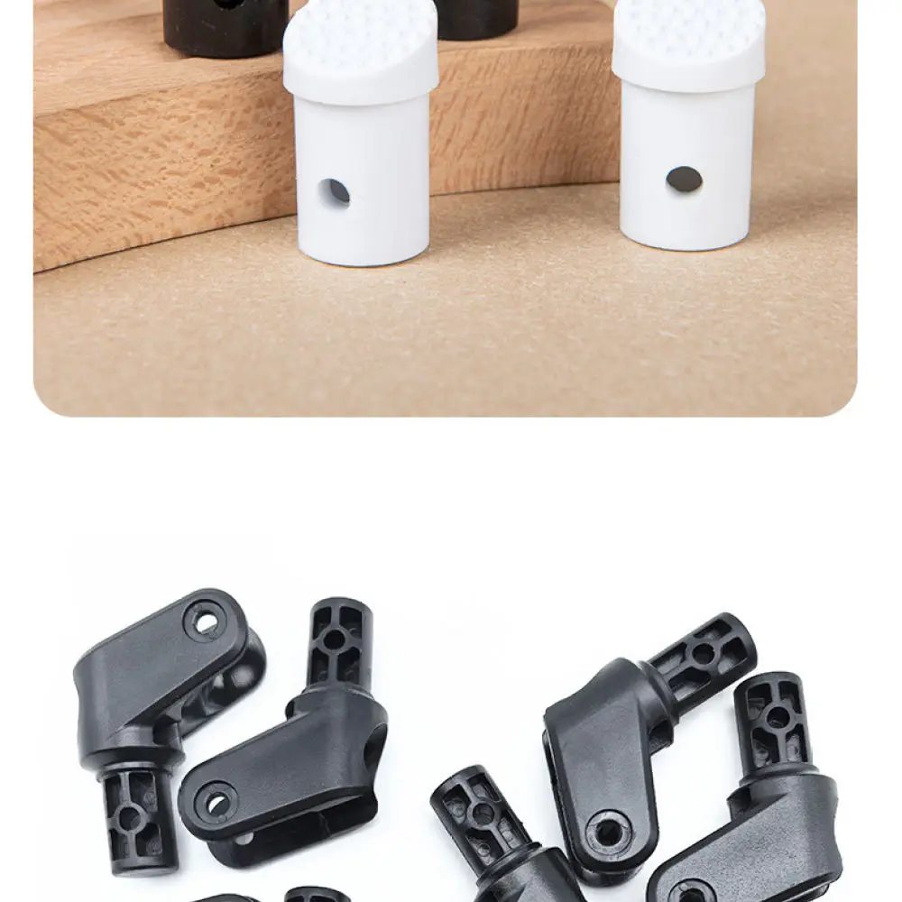 Folding Cot Bed Connector Hardware Kit Camping Furniture Spare Parts Durable Plastic Components For Repairing Folding Beds