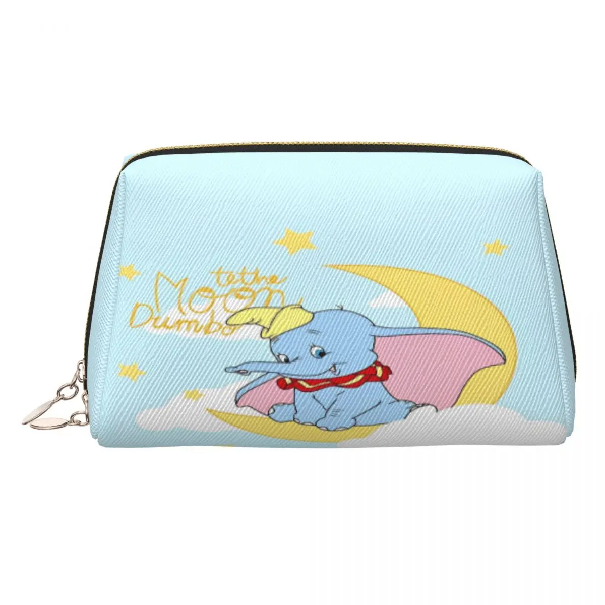 Dumbo Retro Cosmetic Bags Traveling Multi-purpose Makeup Bag Girls For Makeups Pu Leather Storage Organizers