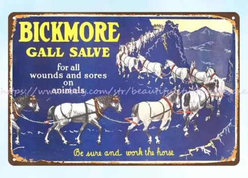 Bickmore Gall Salve Advertisment metal tin sign home decor living room wall