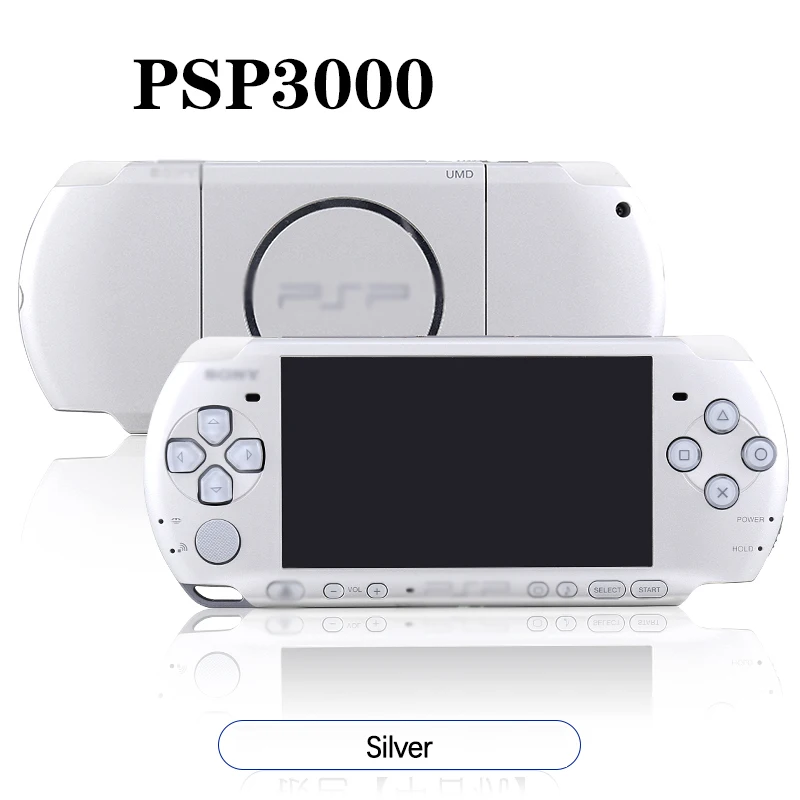 Professionally Refurbished PSP 3000 Game Console P S P Handheld Games with Memory Free Games 32GB 64GB 128GB Handheld Console