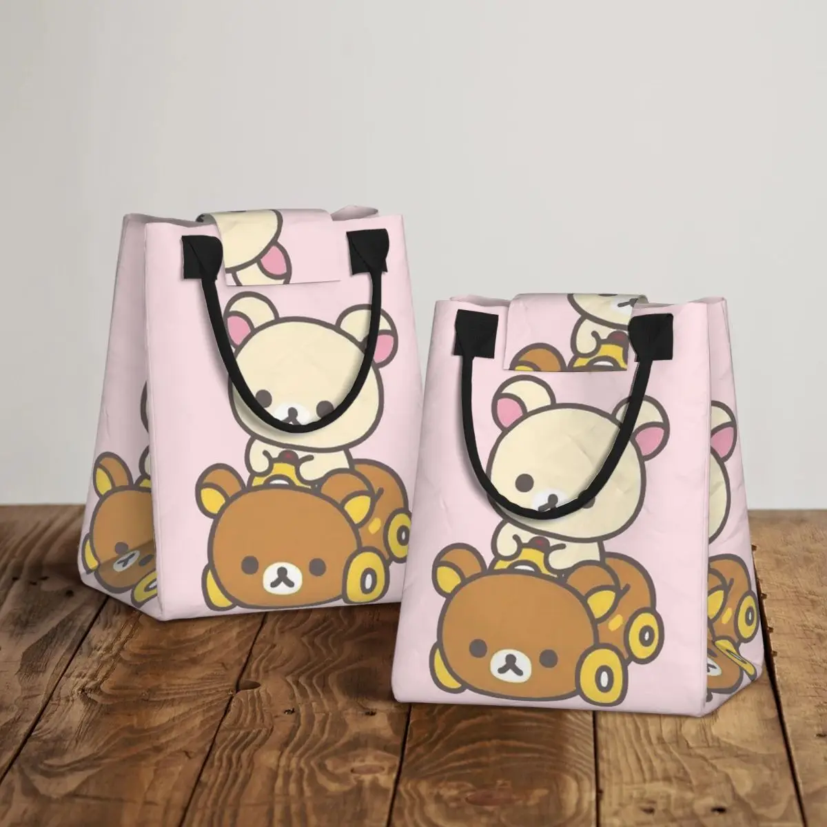 

Korilakkuma Driving A Rilakkuma автомобильная изолированная сумка для обеда для женщин и детей портативные коробки для еды термобокс для обеда сумка