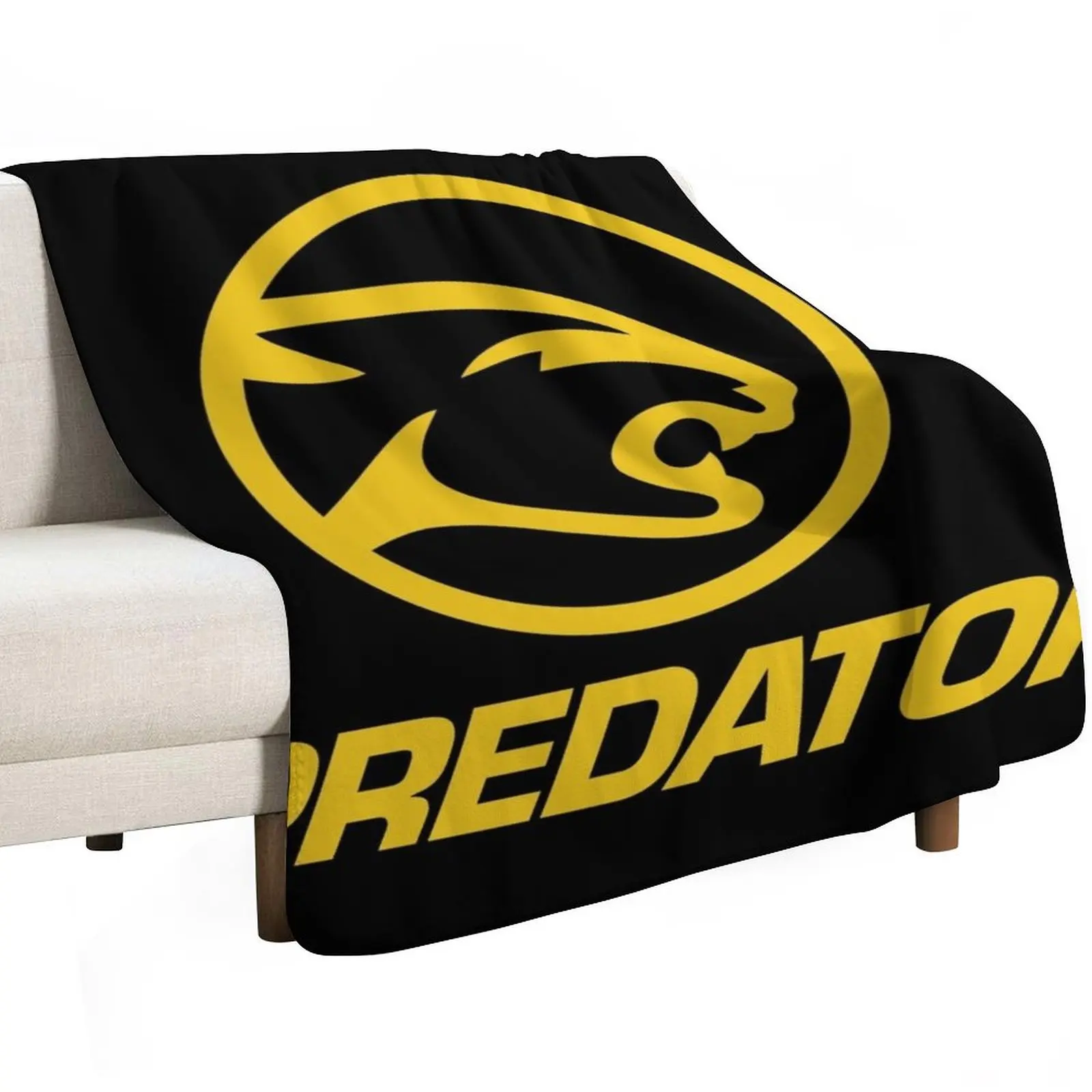 PREDATOR ROUND LOGO Throw Blanket for winter Flannel Sleeping Bag Decorative Sofa Sofa Plaid Blankets