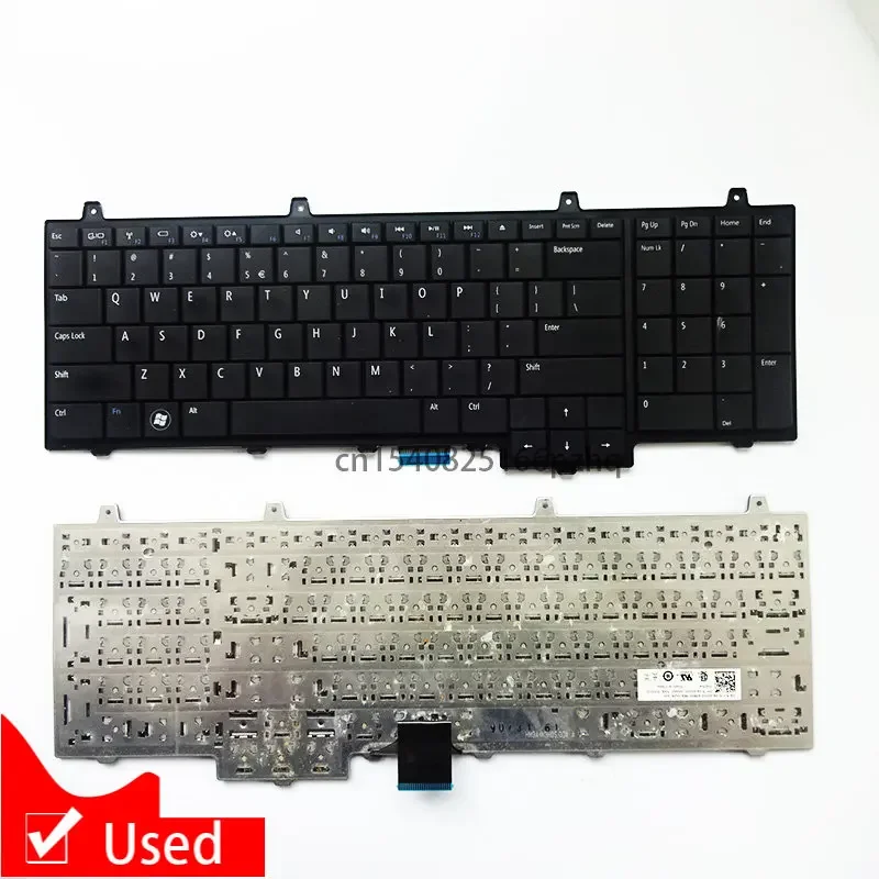 

Б/у Клавиатура для ноутбука DELL Inspiron 1750, версия для США и США, цвет черный