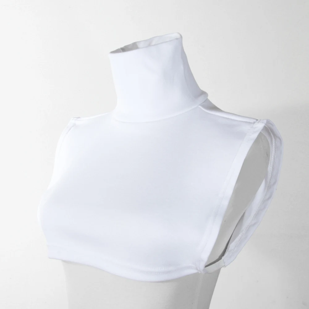 Elegant Round Neck Fake Collar Bottoming Scarf Removable Detachable High Collars Bottoming Clothing Accessories