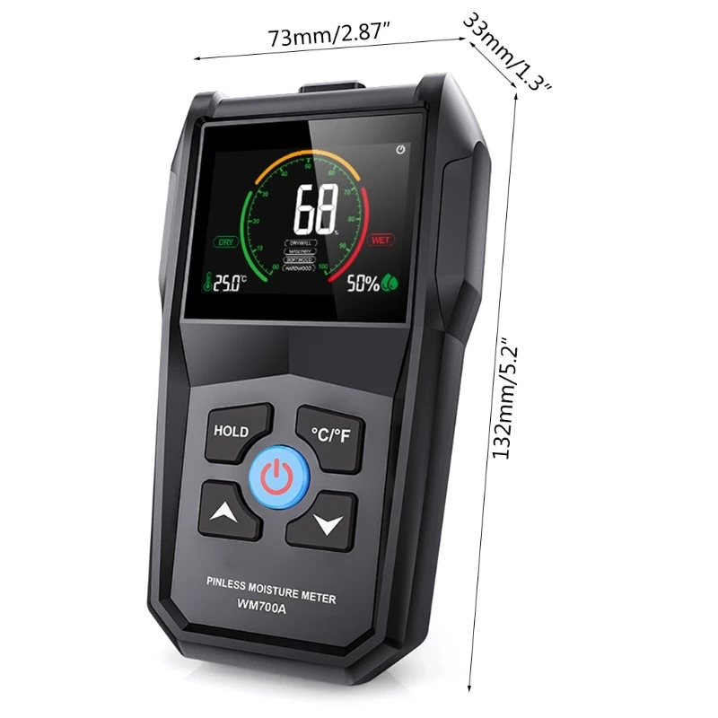 Moisture Meter for Wood Digital Water Leak Detector Water Content Testing Tool