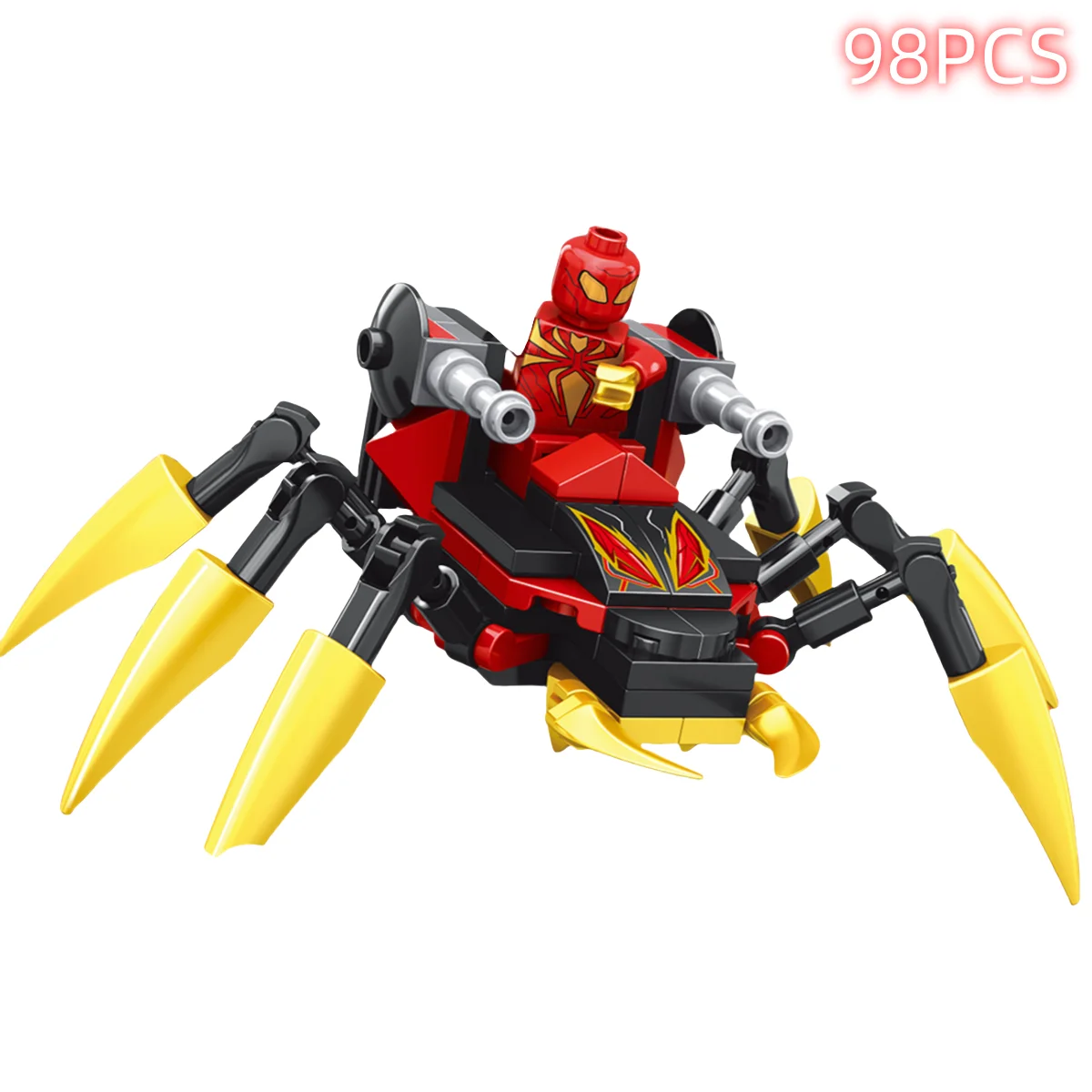 Disney Bausteine Mini Modell Figuren kompatibel Spiderman Iron Man Gift Kapitän Hawk Deadpool Technik Rüstung Stadt Geschenk Spielzeug