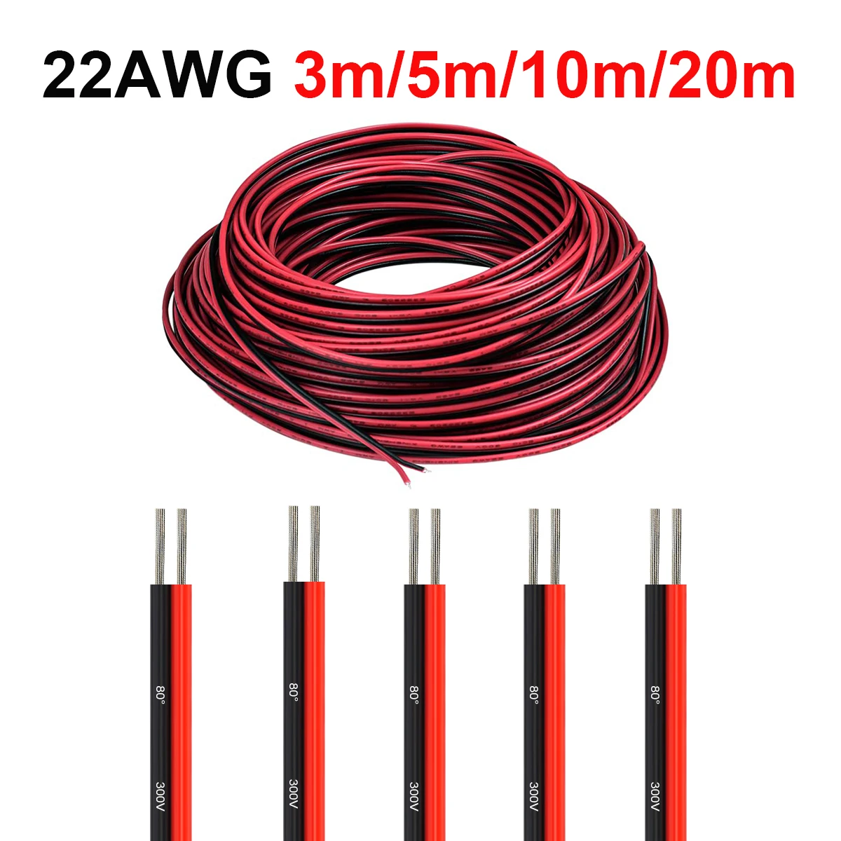 22 Awg 12V Flexible…