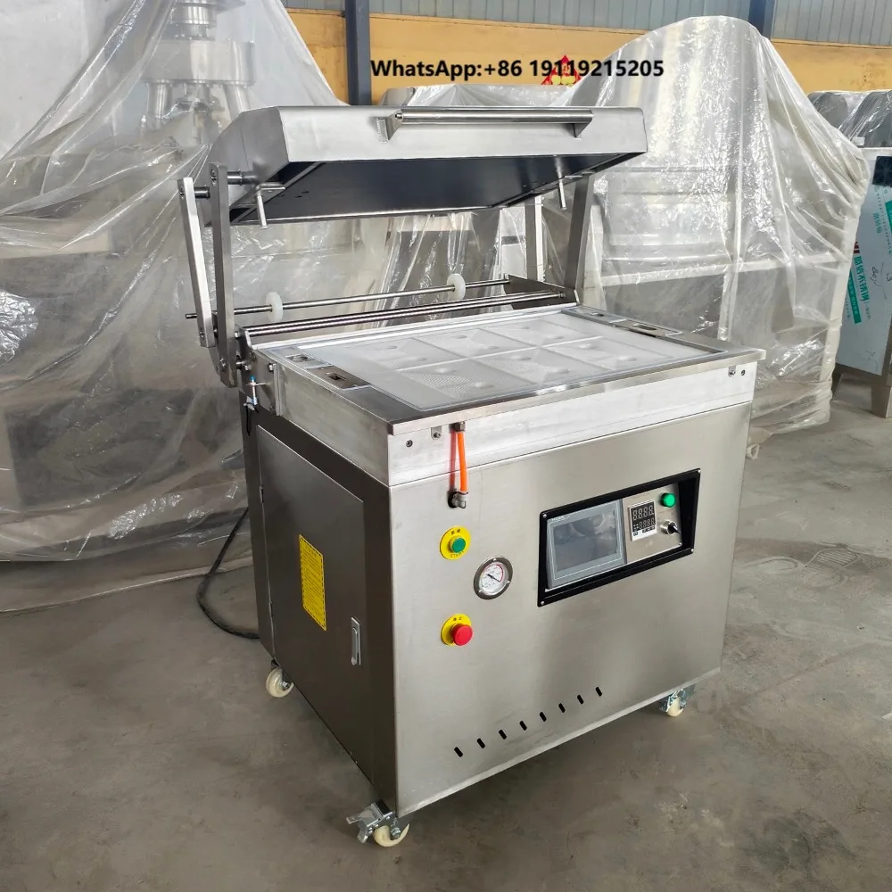 Automatic Stainless Steel Vacuum Packaging Machine  High-Efficiency Food Sealer for Meat, Seafood, and Ready Meals