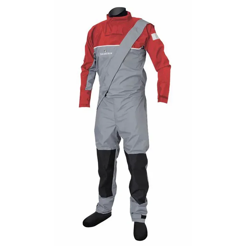 Men's Drysuits with Long Zipper 4-Layer Semi-Dry Suits ATV&UTV Riding Waterproof Clothing Mudway for Kayaking Fishing Ski Outfit