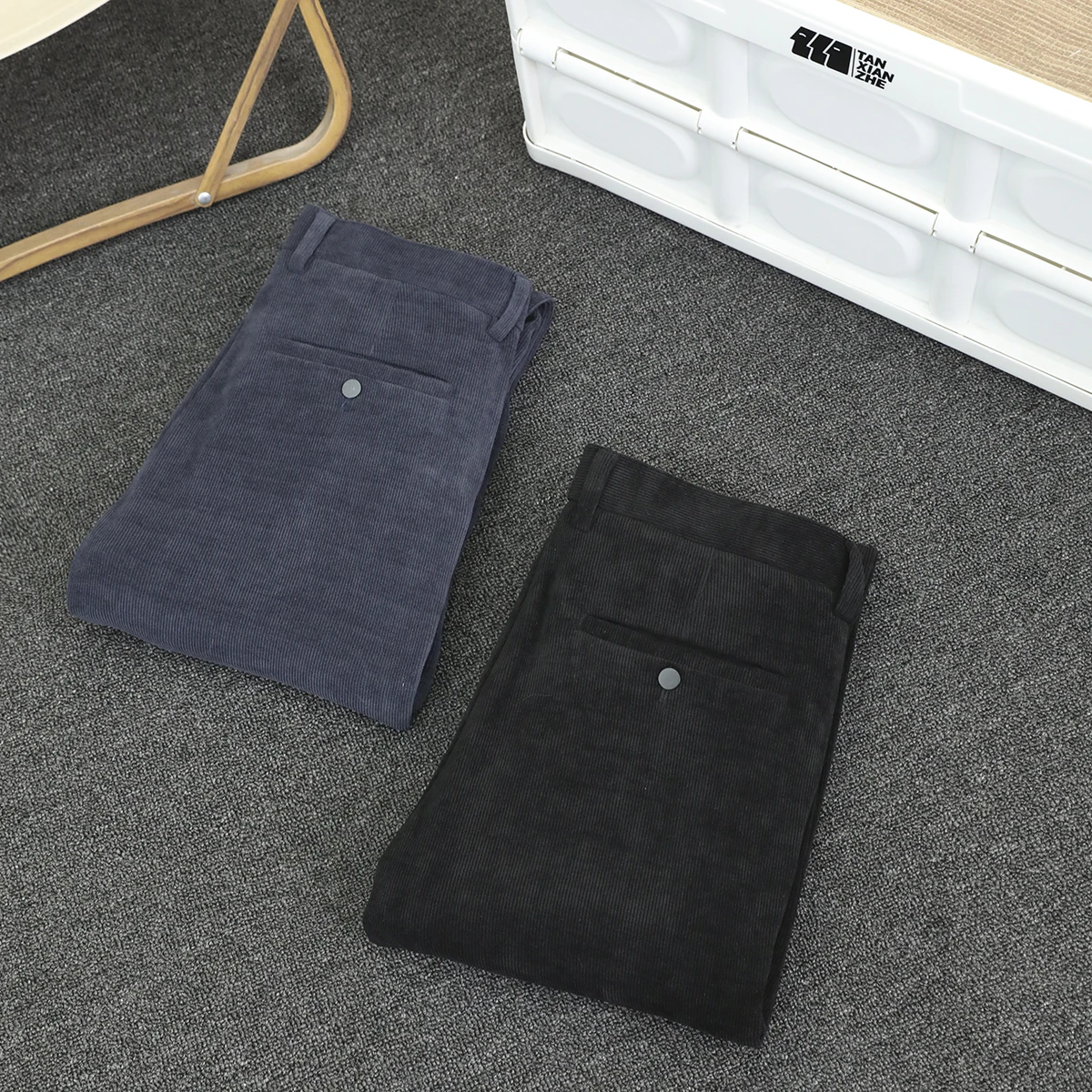 

Обновленные мужские брюки из вельвета с высокой плотностью ворса, прямого кроя, для делового и повседневного стиля, модные, всесезонные, удобные для поездок на работу