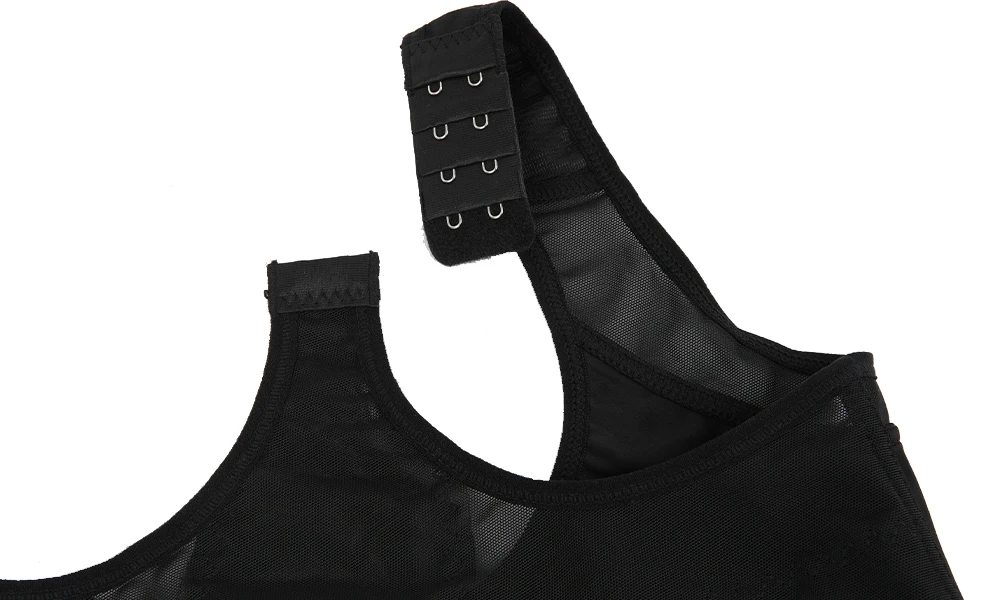 Postoperativer Kompressions-BH für Frauen mit Vorderverschluss, Drahtloser Sport-BH mit Rückenstütze, Komfortabler Bustier – Detail 11