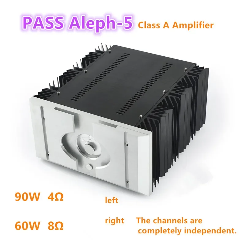 

Excellent PASS ALEPH-5 Single-ended Pure Class A 60W*2 Power Amplifier Pure Class A Hi-End Power Amplifie
