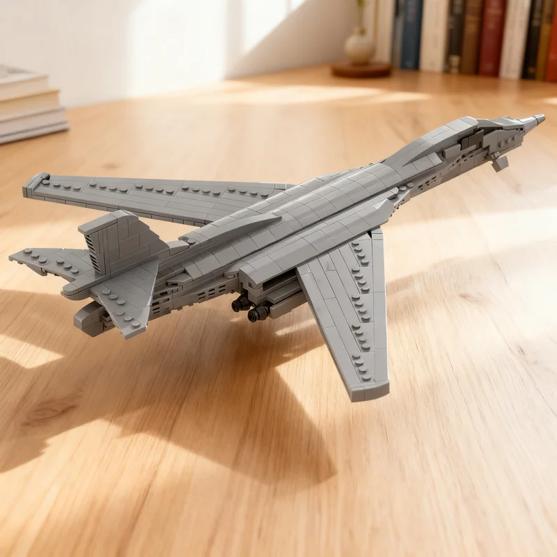 649pcs MOC USAF Rockwell B-1 Lancer 1 100 Model Building Blocks Christmas Gift Toys Architecture Assemble Creative Brick Idea