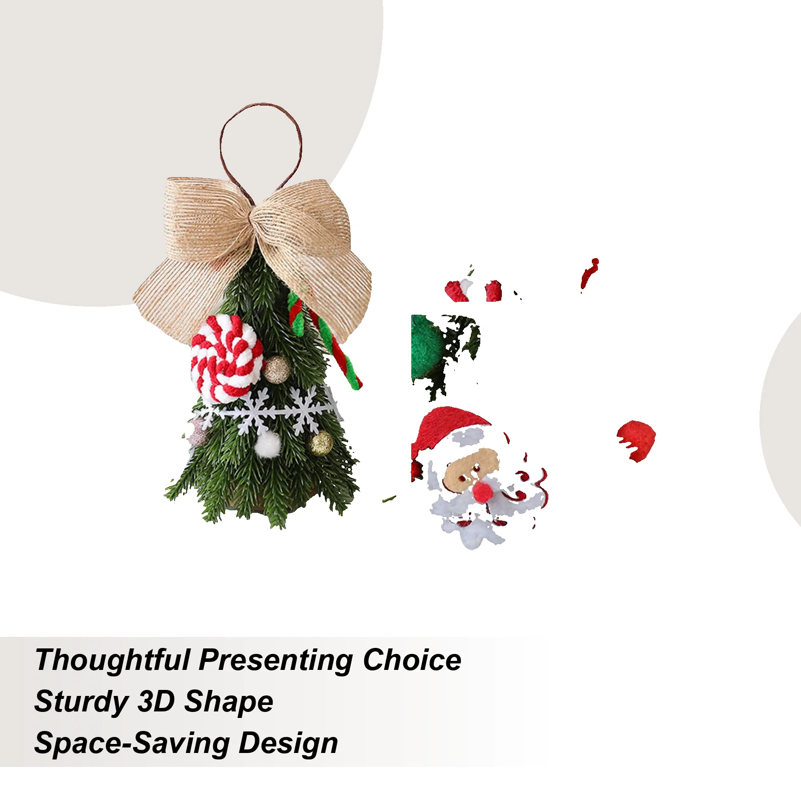 

Christmas Tree Decorations Ornaments, for Christmas Tree, Wall, Door, Window, Shelf, Home, Office, Party Desktop Decor